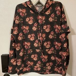 Floral hoodie